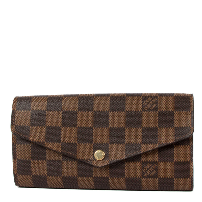 Louis Vuitton Damier Ebene Sarah Wallet