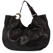shop 100% authentic second hand Gucci Black Leather Hobo Bag on Labellov.com