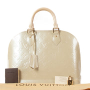 shop 100% authentic second hand Louis Vuitton Beige Monogram Vernis Alma PM on Labellov.com