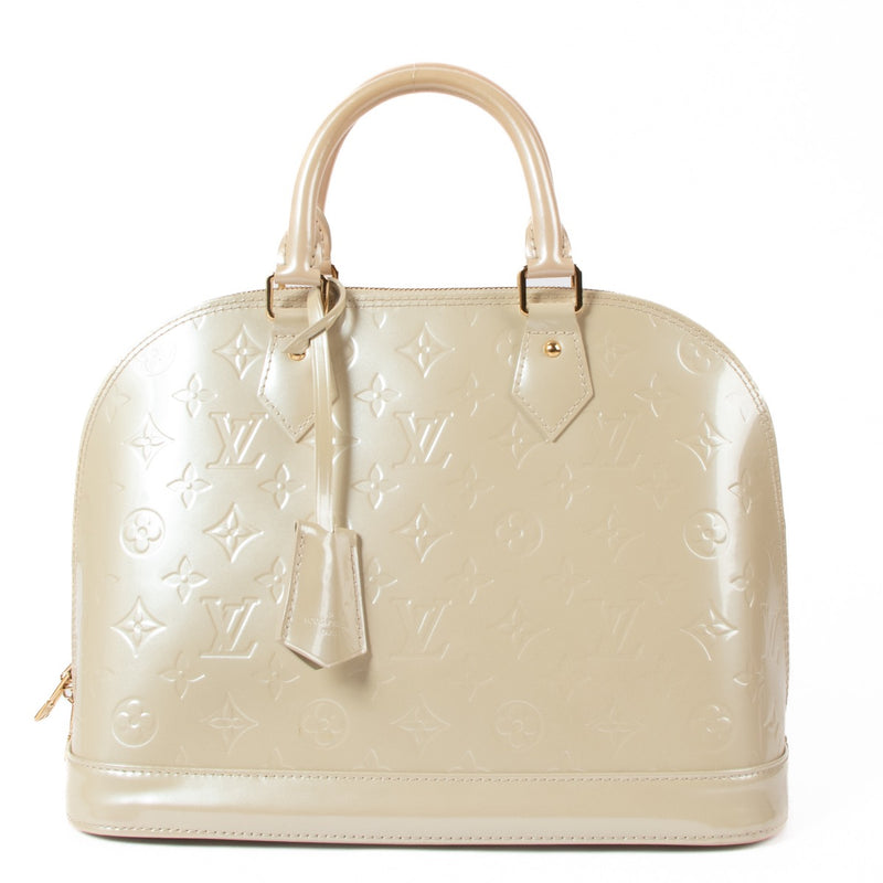 shop 100% authentic second hand Louis Vuitton Beige Monogram Vernis Alma PM on Labellov.com