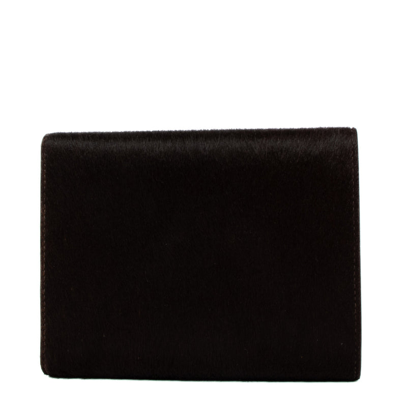 Cartier Brown Pony Hair Wallet