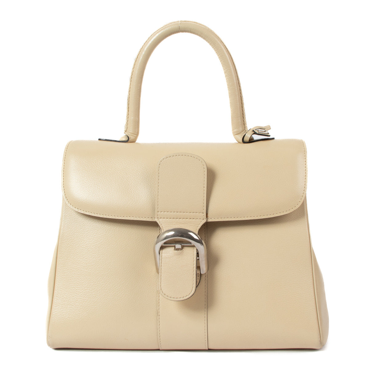 Delvaux Cream Beige Brillant MM Top Handle Bag aan de beste prijs bij Labellov tweedehands luxe in Antwerpen en Knokke. Koop en verkoop steeds aan de beste prijs bij Labellov.