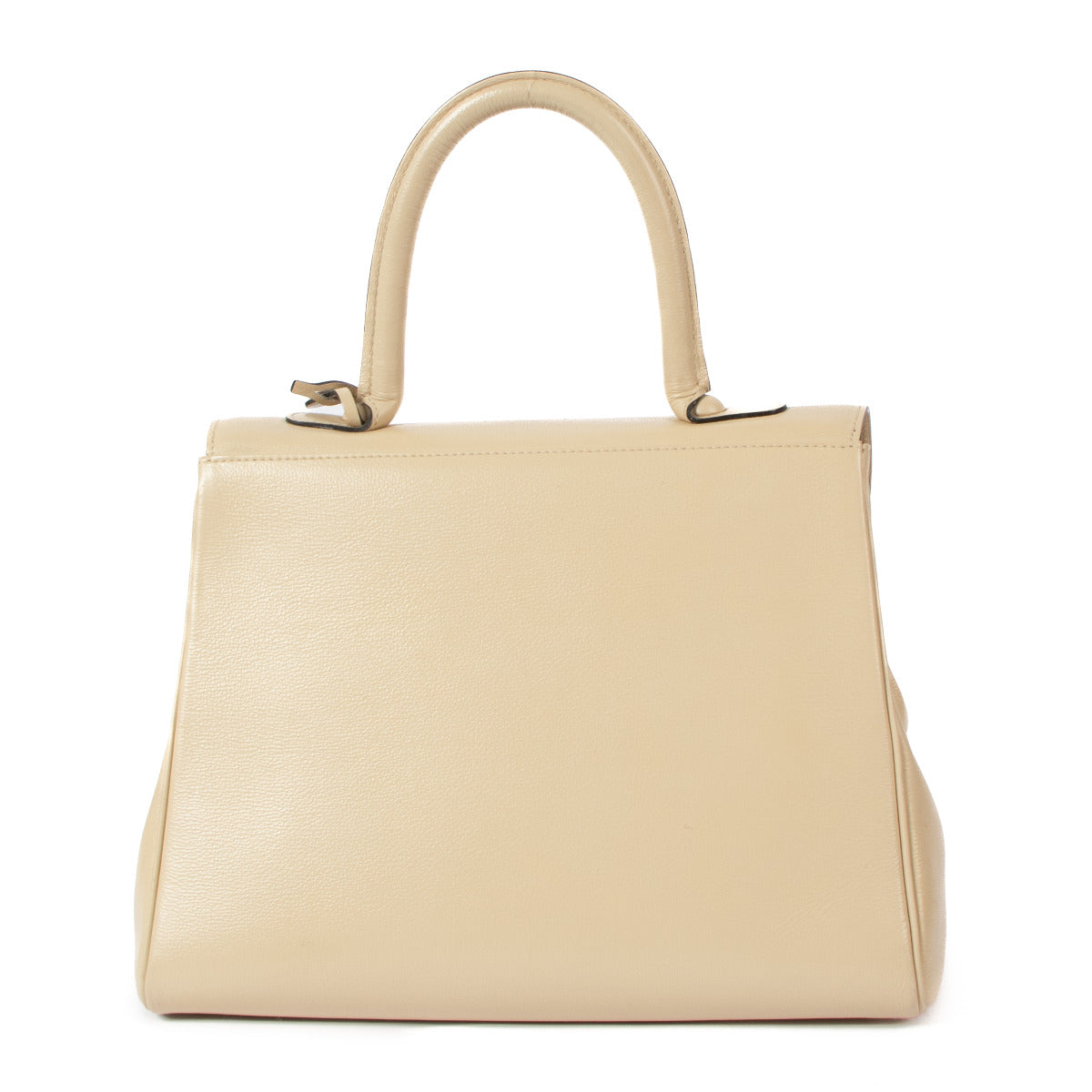 Delvaux Cream Beige Brillant MM Top Handle Bag