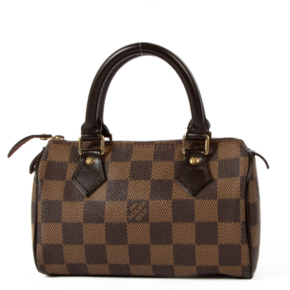 Louis Vuitton Damier Ebene Speedy Nano/Mini HL Tas