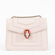 Authentic pre-loved Bulgary Pink Serpenti Forever Bag on Labellov.com