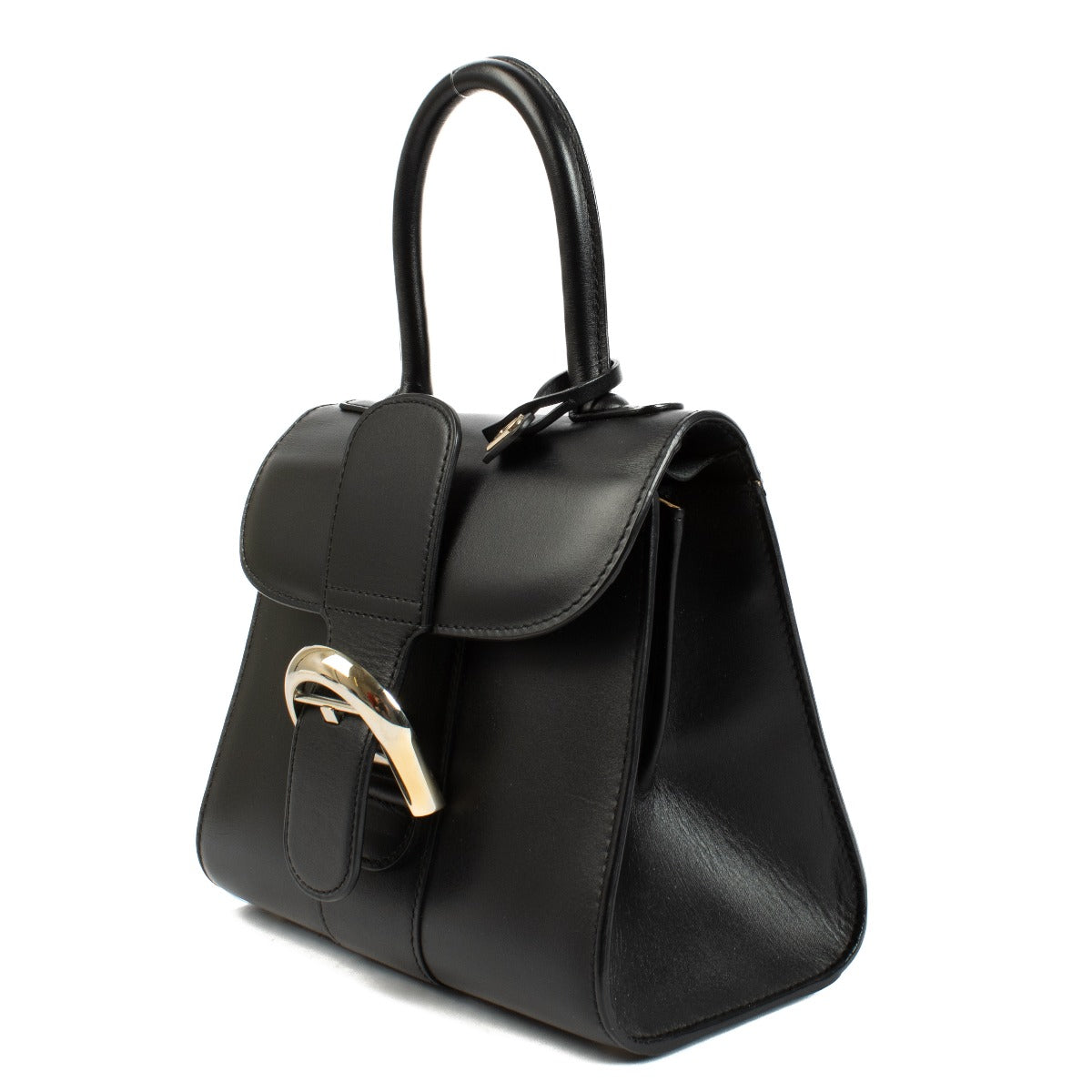 Delvaux Zwart Box Calf Brillant Mini