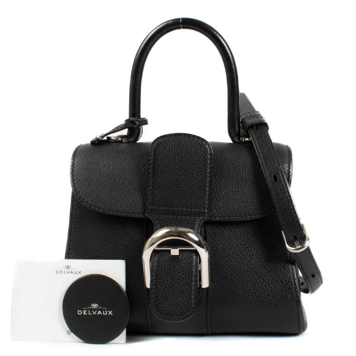 Authentic second hand Delvaux Black Sellier Brillant Mini on Labellov.com