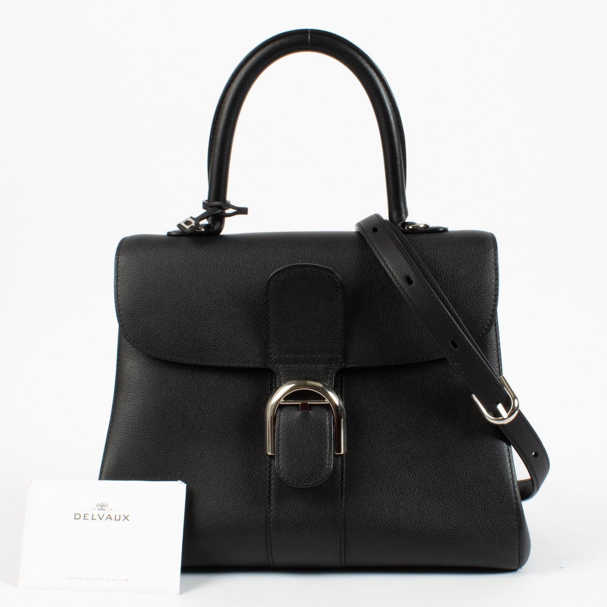 shop 100% authentic second hand Delvaux Black Rodeo Calf Brillant MM on Labellov.com