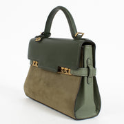 Shop the Delvaux Green Suede Tempête Mini second hand on Labellov.com