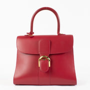 shop 100% authentic second hand Delvaux Framboise Box Calf Brillant MM on Labellov.com