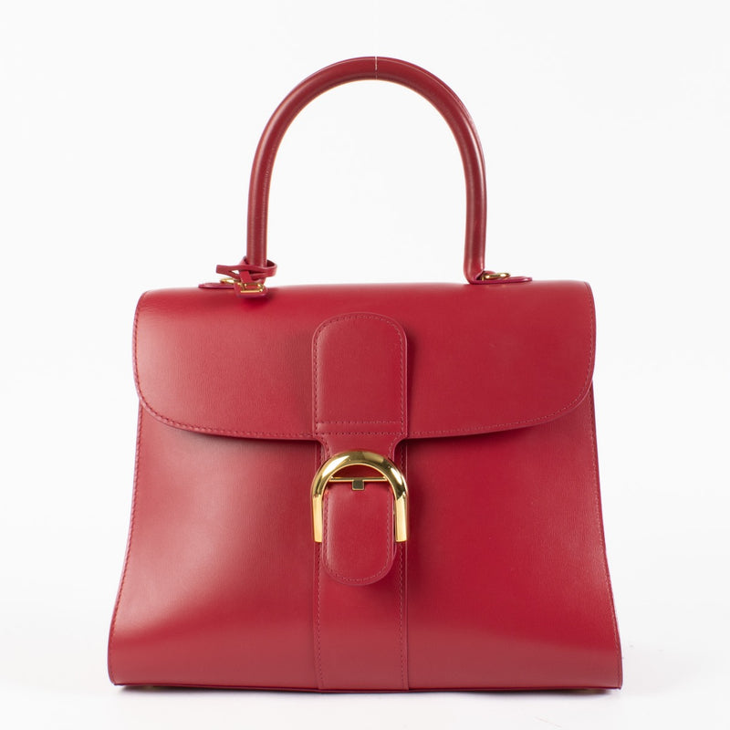 shop 100% authentic second hand Delvaux Framboise Box Calf Brillant MM on Labellov.com