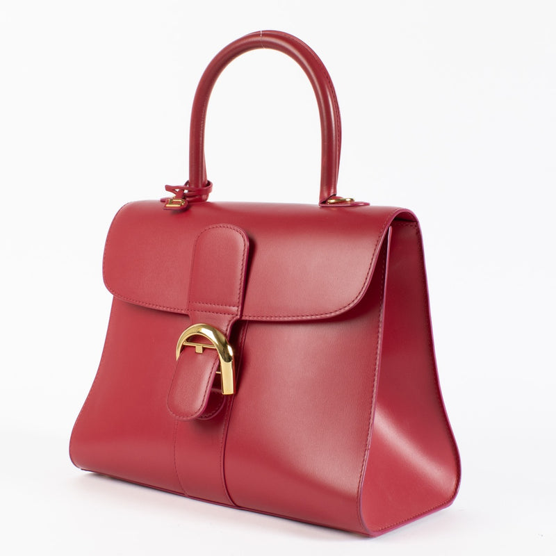 shop 100% authentic second hand Delvaux Framboise Box Calf Brillant MM on Labellov.com