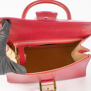 shop 100% authentic second hand Delvaux Framboise Box Calf Brillant MM on Labellov.com