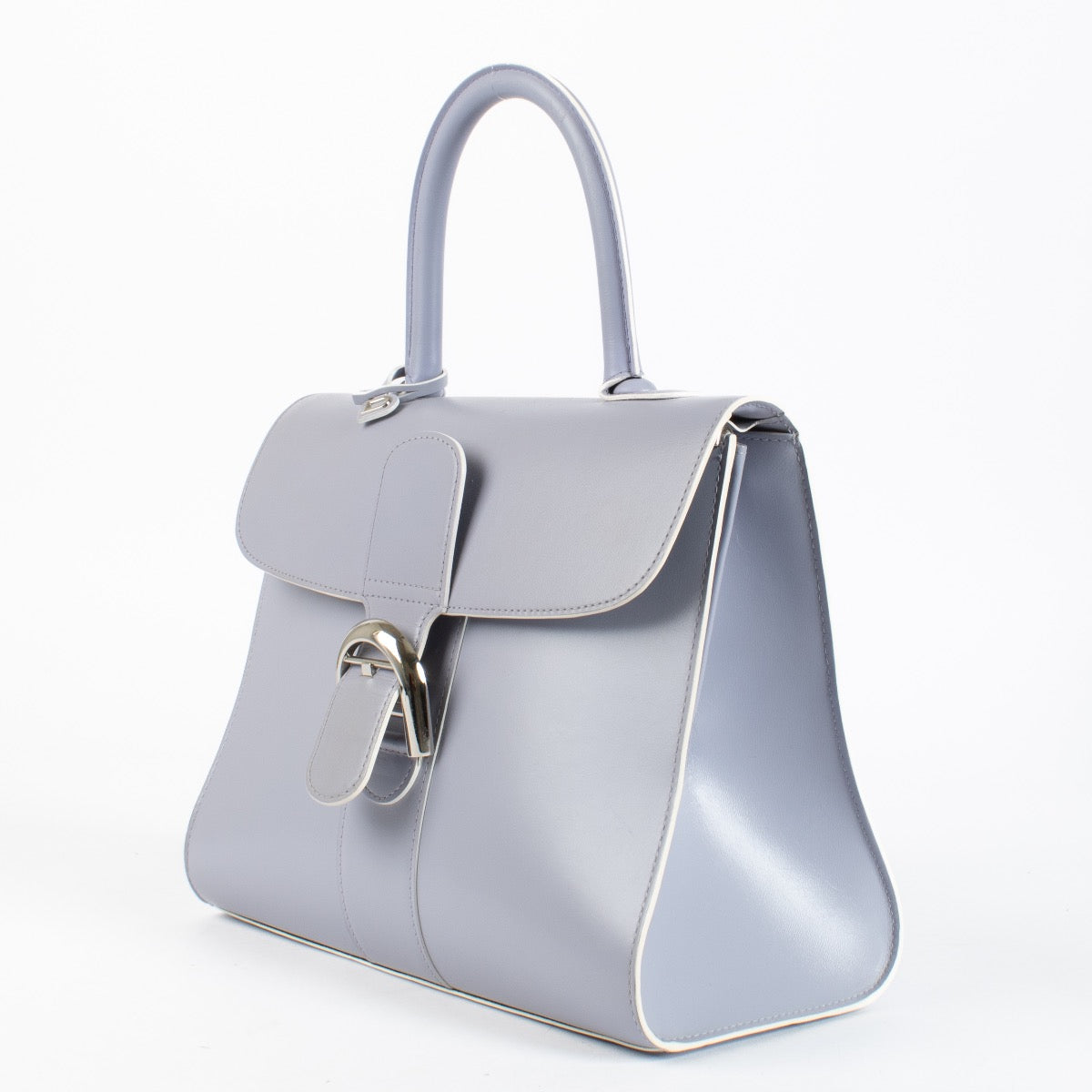 authentic preloved Delvaux Lilac Box Calf Brillant MM on Labellov.com
