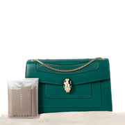 shop 100% authentic second hand Bulgari Green Serpenti Forever Shoulder Bag on Labellov.com