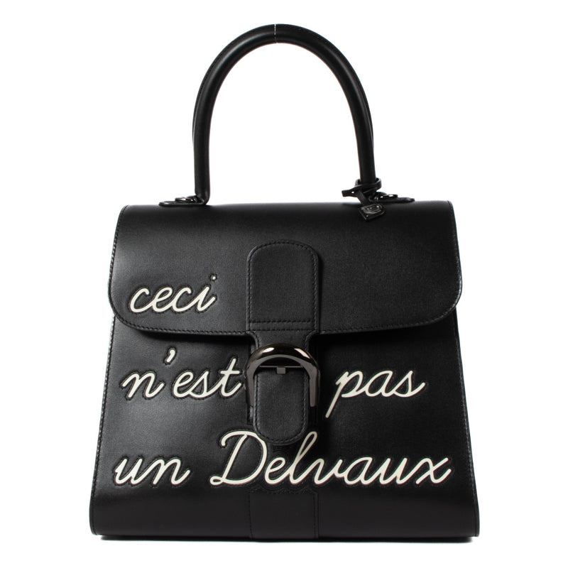 shop 100% authentic second hand Delvaux Black L'Humour Brillant MM on Labellov.com
