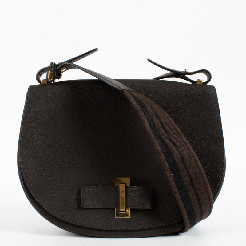 shop 100% authentic second hand Delvaux Brown Le Mutin MM on Labellov.com