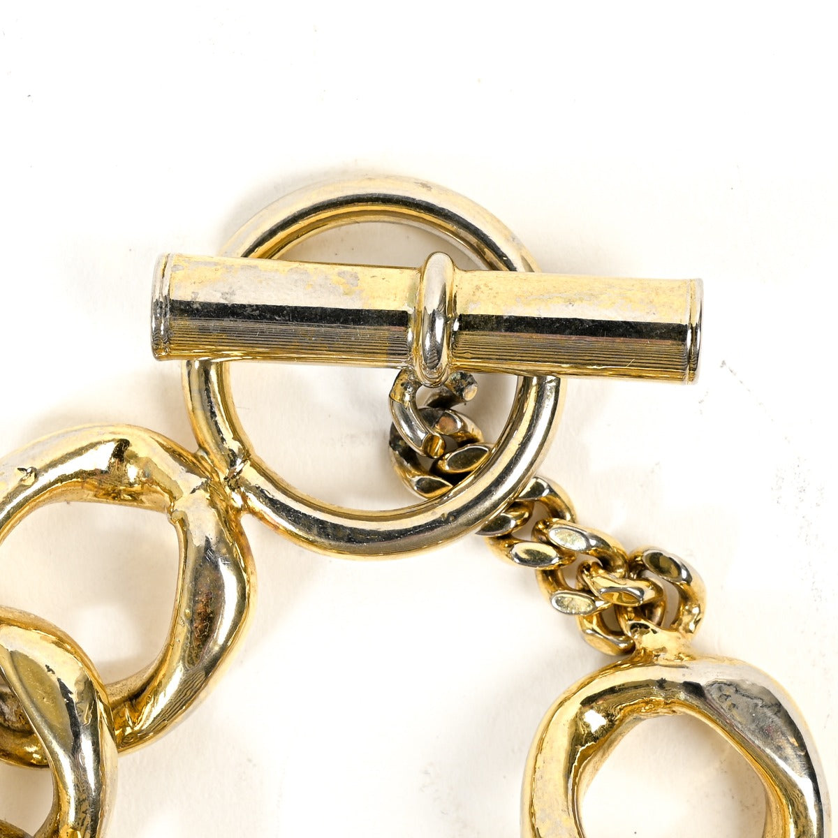 Chanel Vintage Gold Link Chain Bracelet