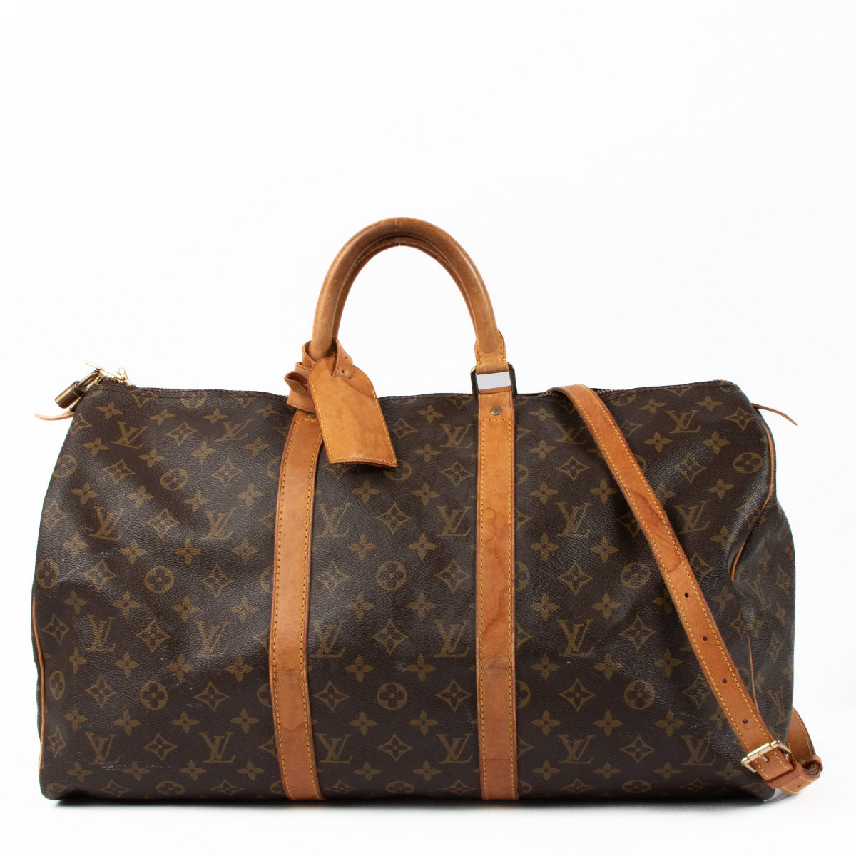 Louis Vuitton Monogram Keepall 50 Travel Bag