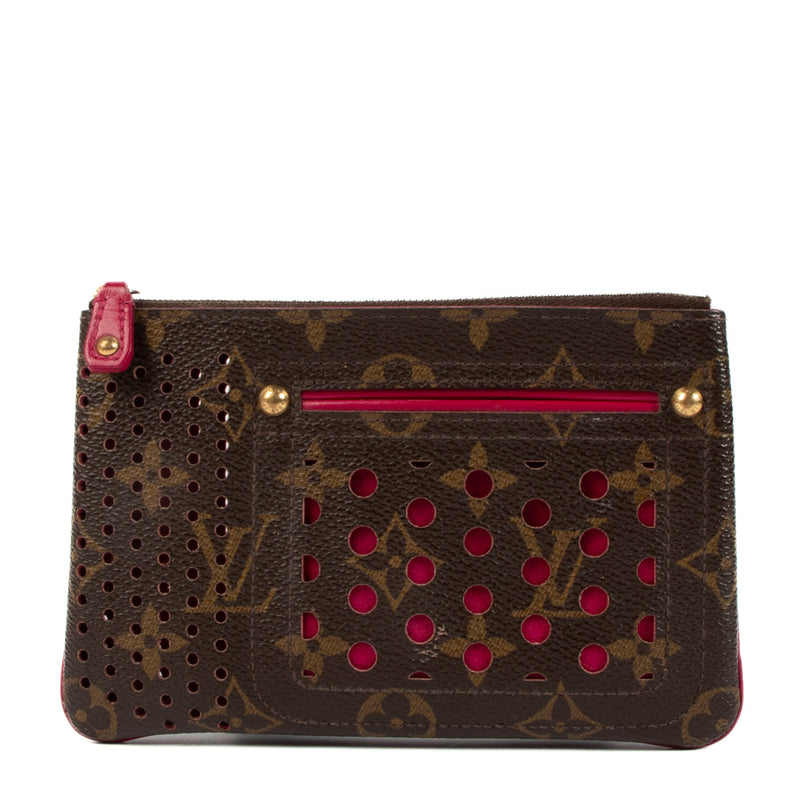 Louis Vuitton Monogram Perfo Pochette Pouch Wallet