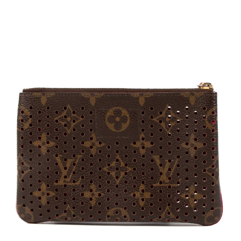 Louis Vuitton Monogram Perfo Pochette Pouch Wallet