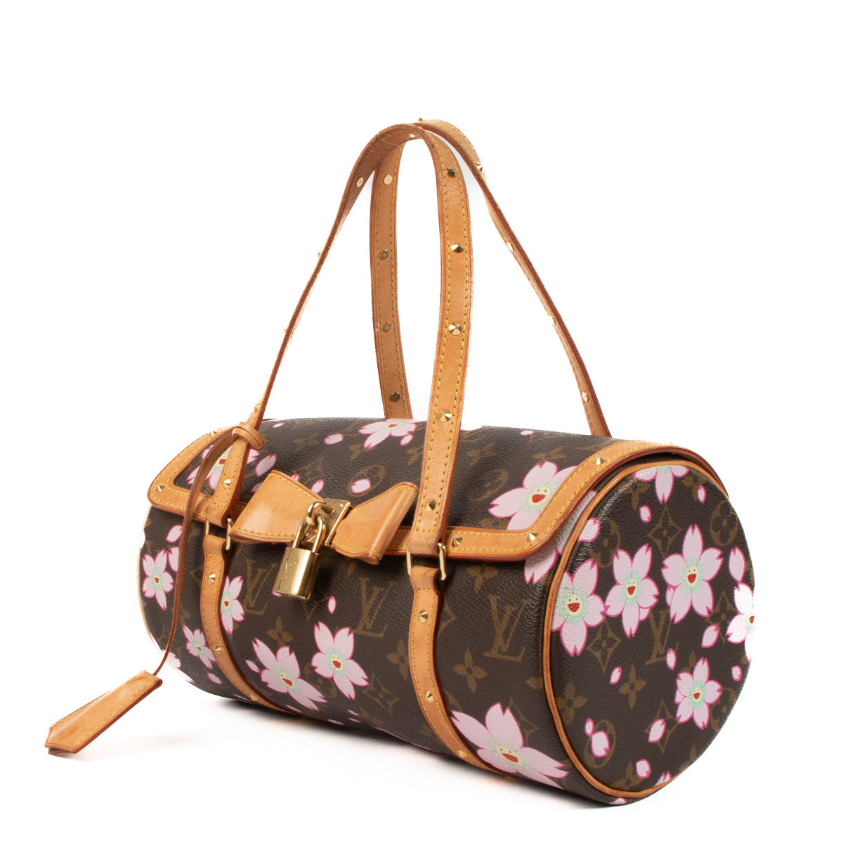 Louis Vuitton Monogram Cherry Blossom Papillon Bag aan de beste prijs bij Labello tweedehands luxe in Antwerpen en Knokke.