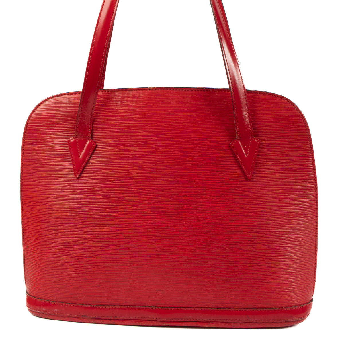 Louis Vuitton Red Epi Leather Lussac Shoulder Bag