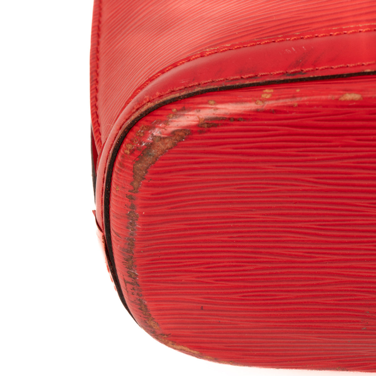Louis Vuitton Red Epi Leather Lussac Shoulder Bag