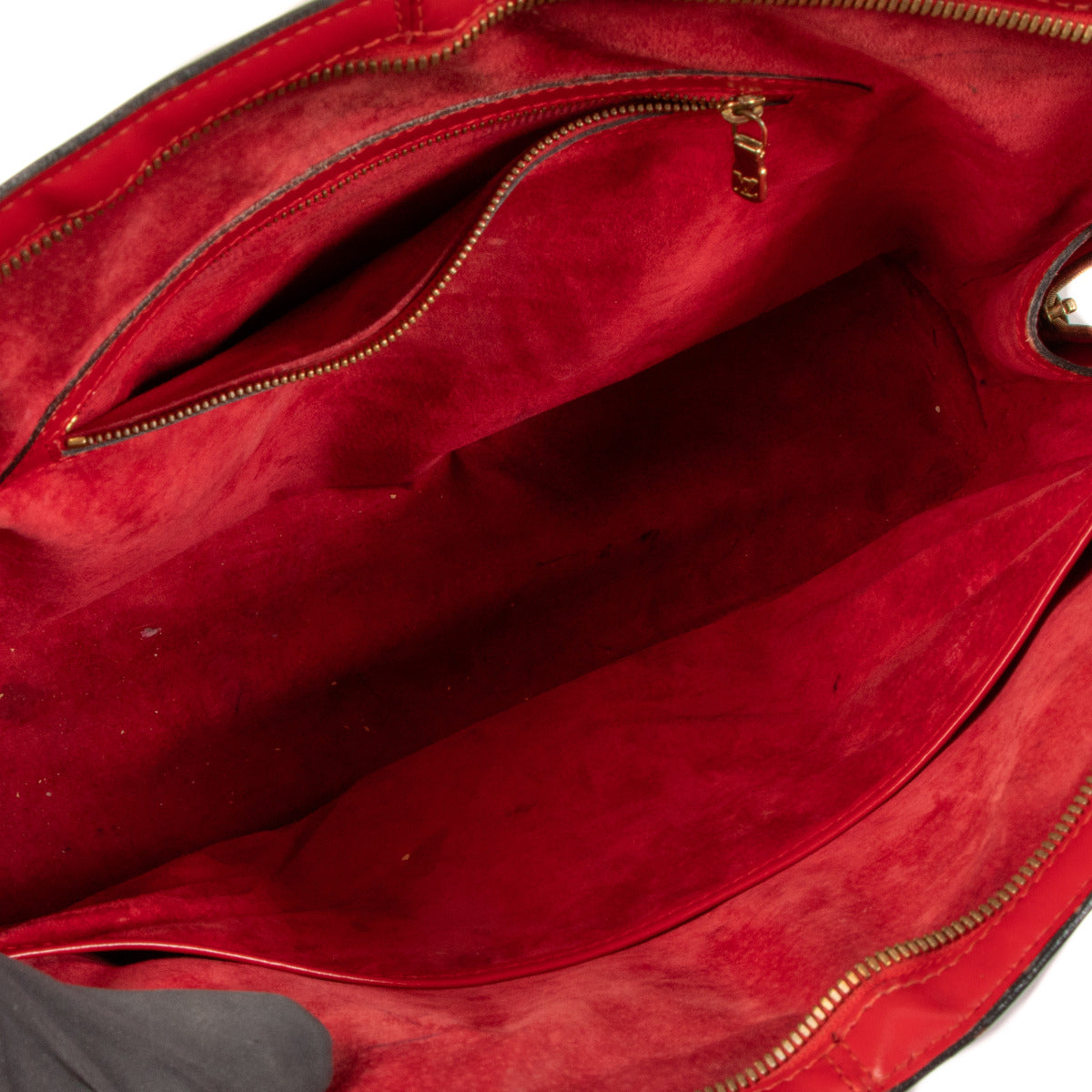 Louis Vuitton Red Epi Leather Lussac Shoulder Bag
