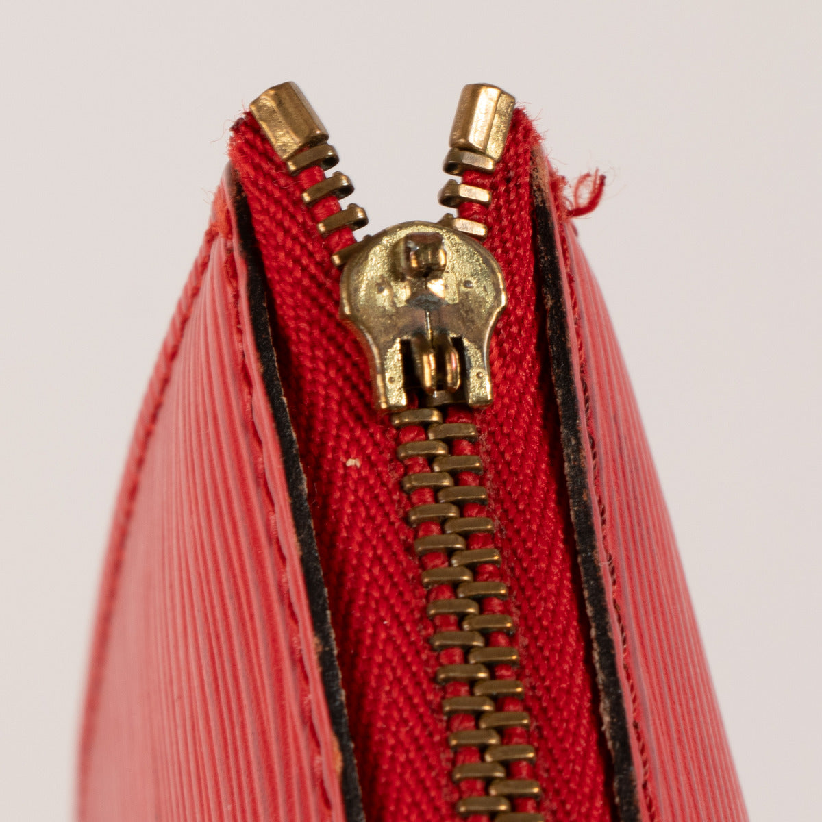 Louis Vuitton Red Epi Leather Lussac Shoulder Bag
