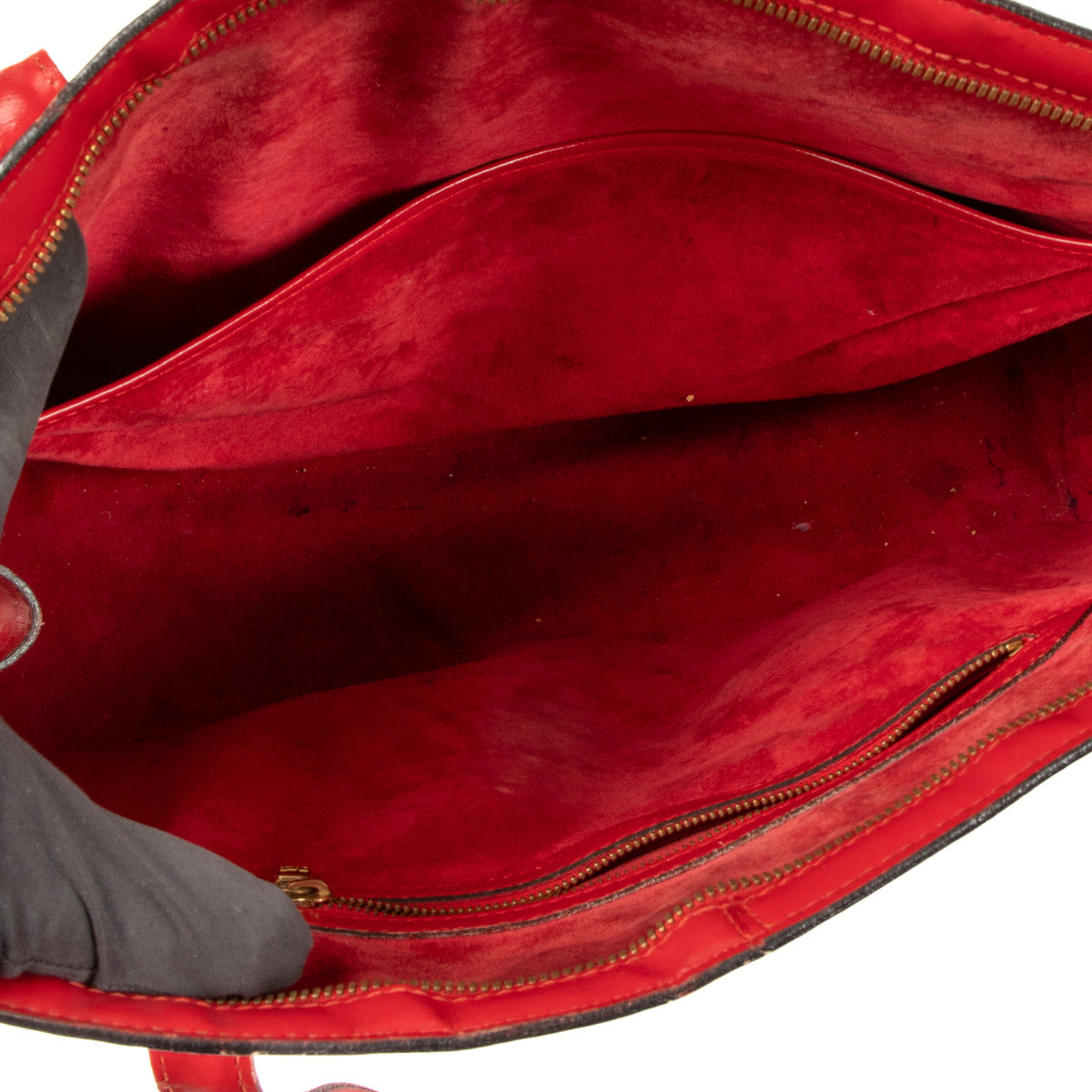 Louis Vuitton Red Epi Leather Lussac Shoulder Bag