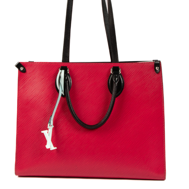 Louis Vuitton Cherry Red Black & White Onthego MM