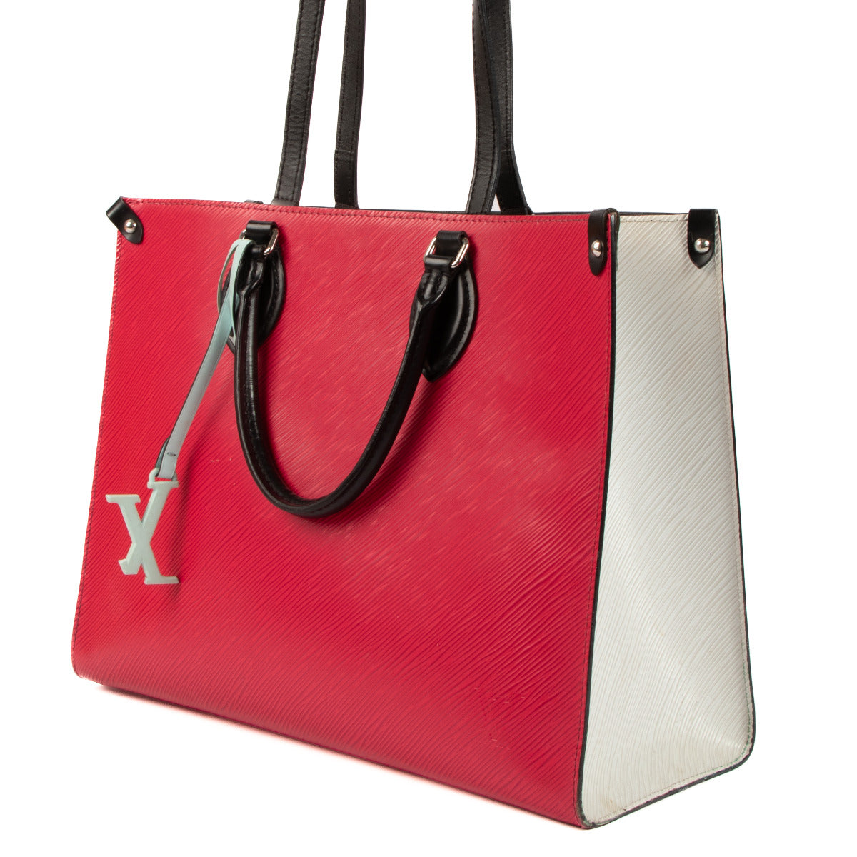 Louis Vuitton Cherry Red Black & White Onthego MM