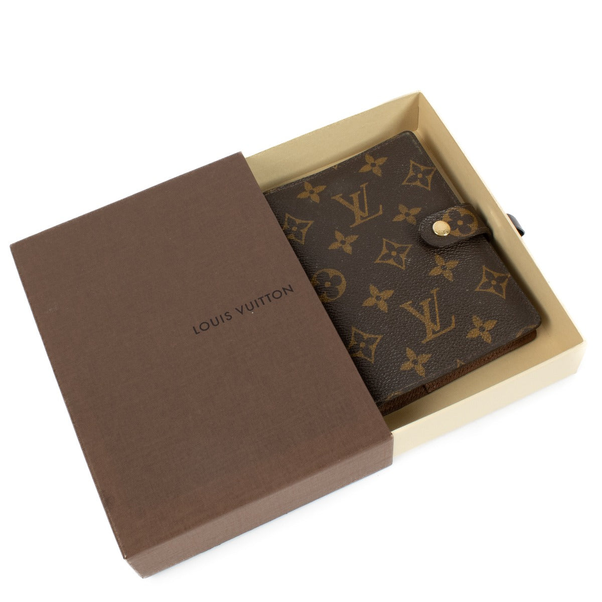 Louis Vuitton Monogram Small Ring Agenda Cover