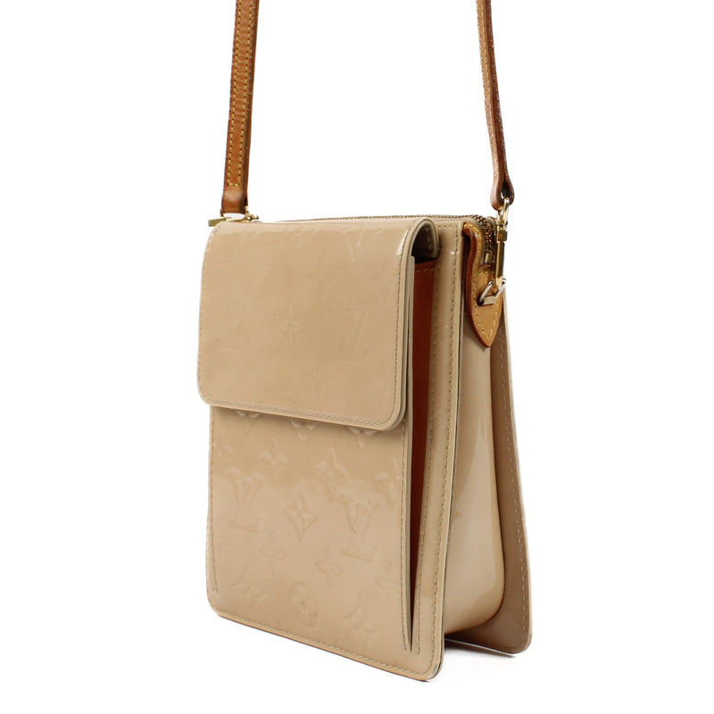 shop 100% authentic second hand Louis Vuitton Beige Monogram Vernis Bag on Labellov.com