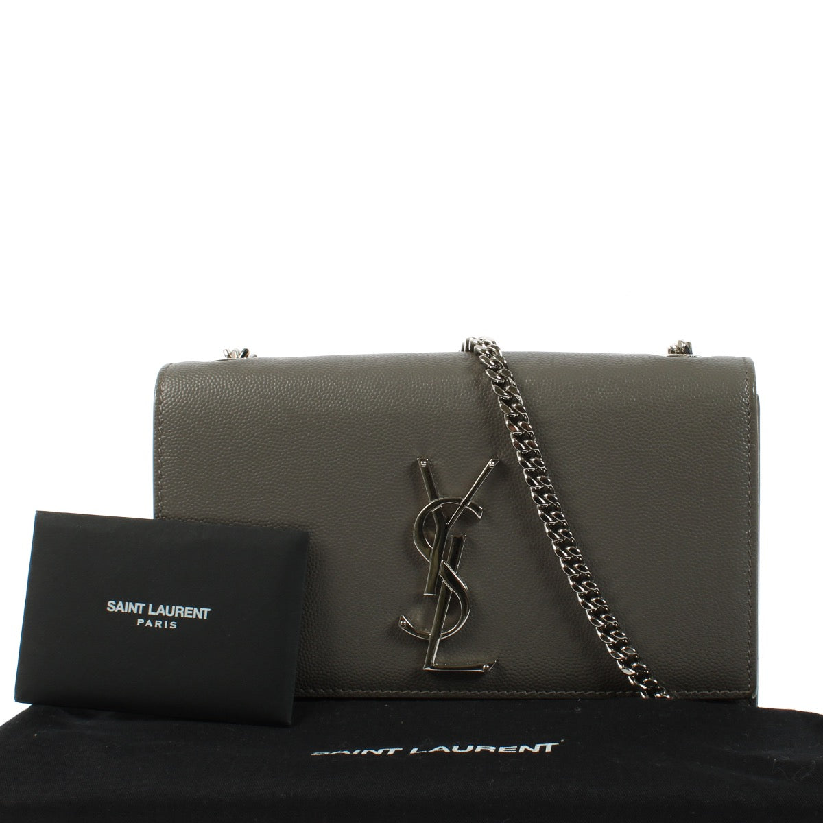 shop 100% authentic second hand Saint Laurent Grey Kate Bag on Labellov.com