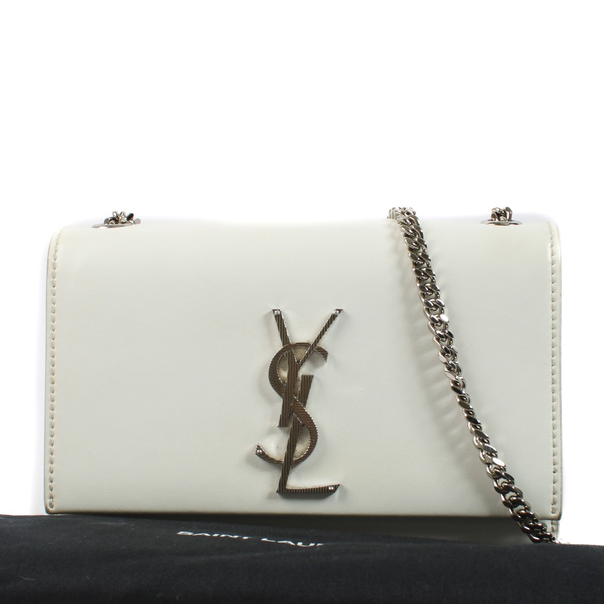 shop 100% authentic second hand Saint Laurent White Kate Bag on Labellov.com