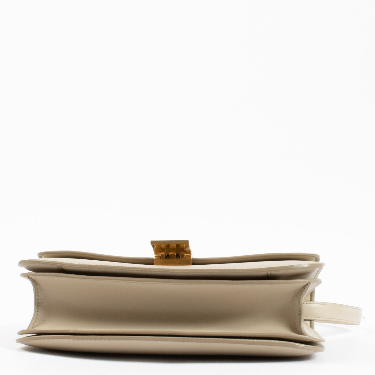 Authentic second hand Celine Beige Calfskin Medium Classic Box Bag on Labellov.com