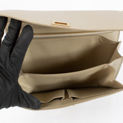 Authentic second hand Celine Beige Calfskin Medium Classic Box Bag on Labellov.com