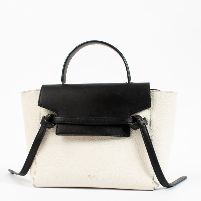 Authentic secondhand Celine Bi-Color Micro Belt Bag Top Handle on Labellov.com