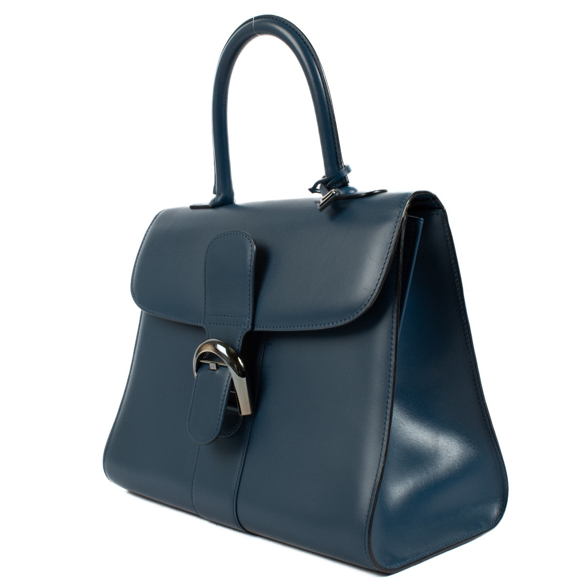 Authentic second hand Delvaux Blue De Purse Box Calf Brillant MM on Labellov.com