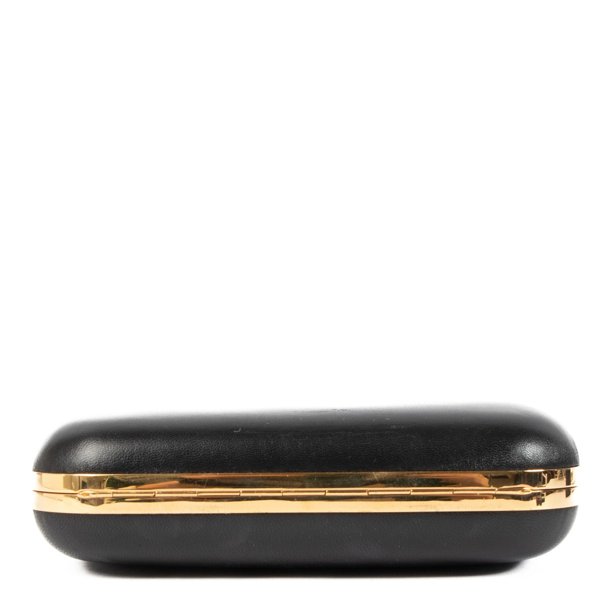Alexander McQueen Black Knuckle Clutch With Chain