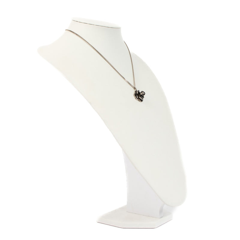 Chanel 09A Black Camellia Necklace