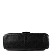 Shop safe online at Labellov in Antwerp, Brussels and Knokke this 100% authentic second hand Chanel Black Aged Calfskin Maxi 2.55 Bag. Veilig online tweedehands authentieke Chanel Black Aged Calfskin Maxi 2.55 handtas kopen bij Labellov.