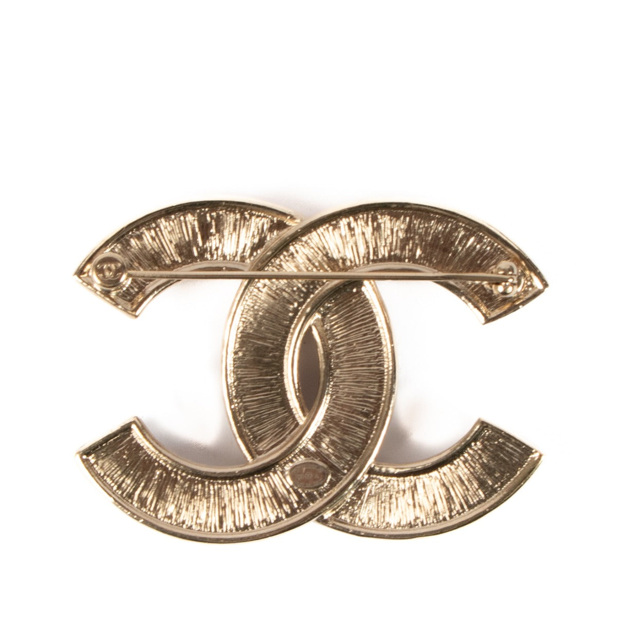 Chanel 20A CC Pearl Crystal Brooch