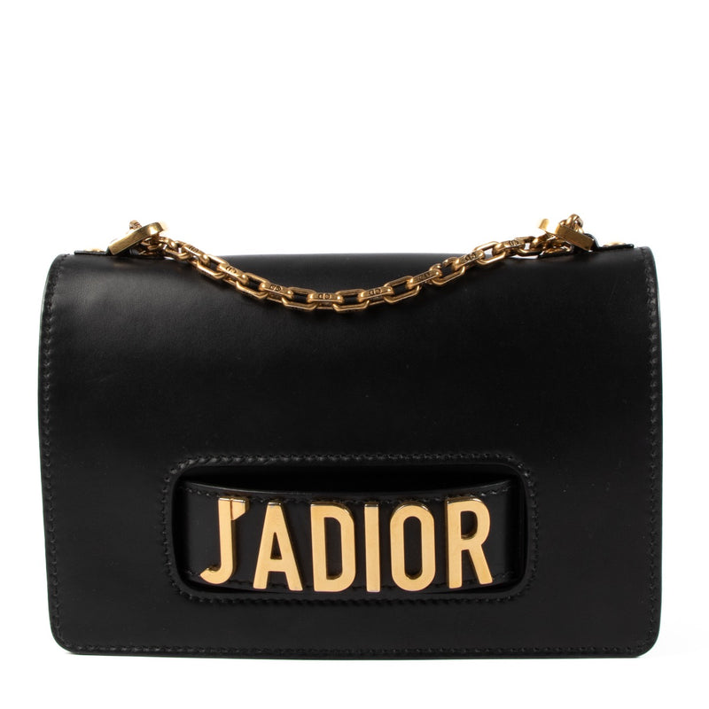 Shop safe online at Labellov in Antwerp, Brussels and Knokke this 100% authentic second hand Christian Dior Black J'adior Shoulder Bag