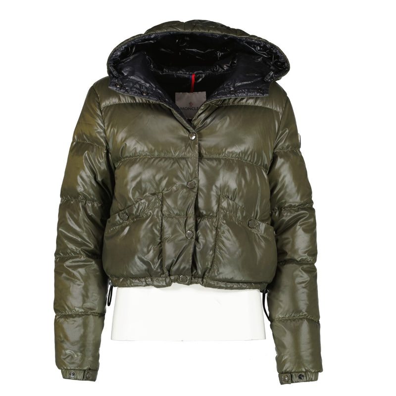 Moncler Green Down Bardanette Giubbotto Jacket - Size 0
