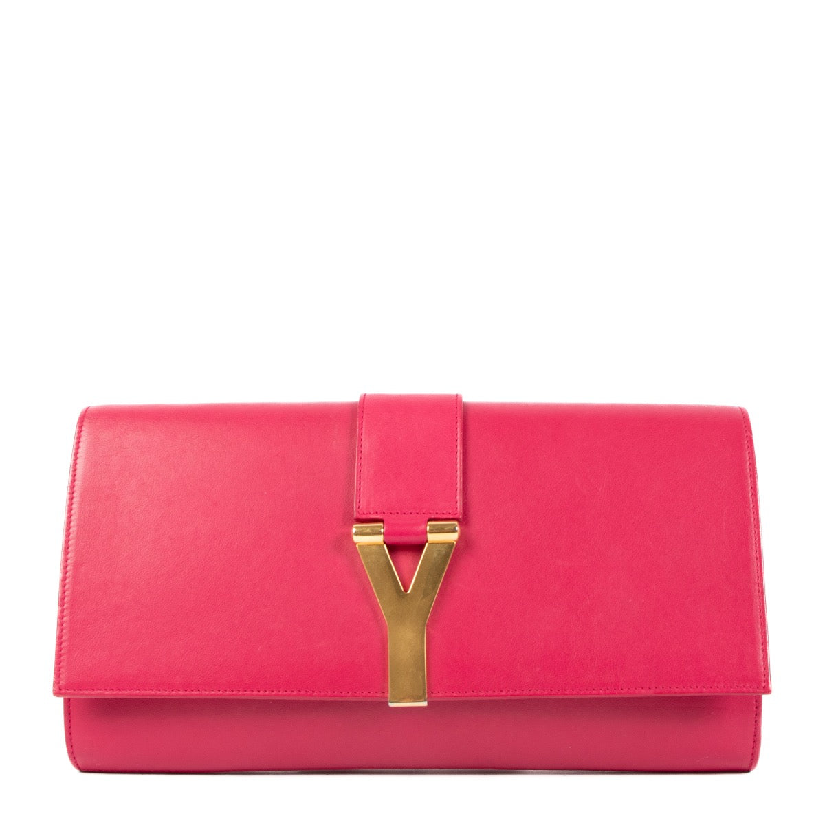 Shop safe online at Labellov in Antwerp, Brussels and Knokke this 100% authentic second hand Saint Laurent Fuchsia Y Clutch. Veilig online tweedehands authentieke Saint Laurent Fuchsia Y Clutch kopen bij Labellov in Antwerpen.