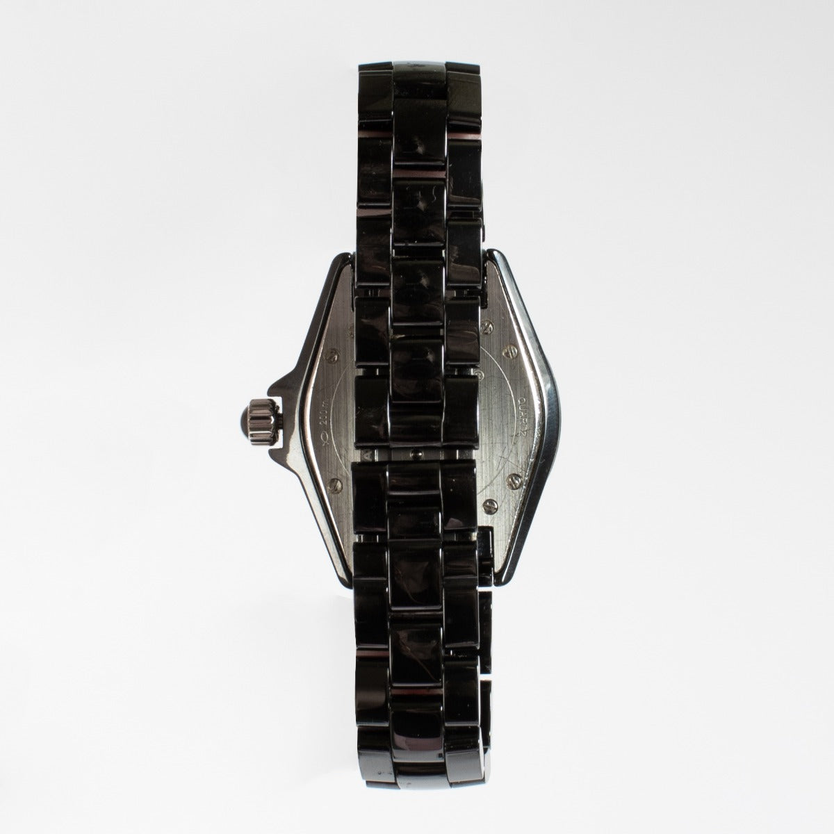 Chanel Black Ceramic/Diamond J12 33mm Watch