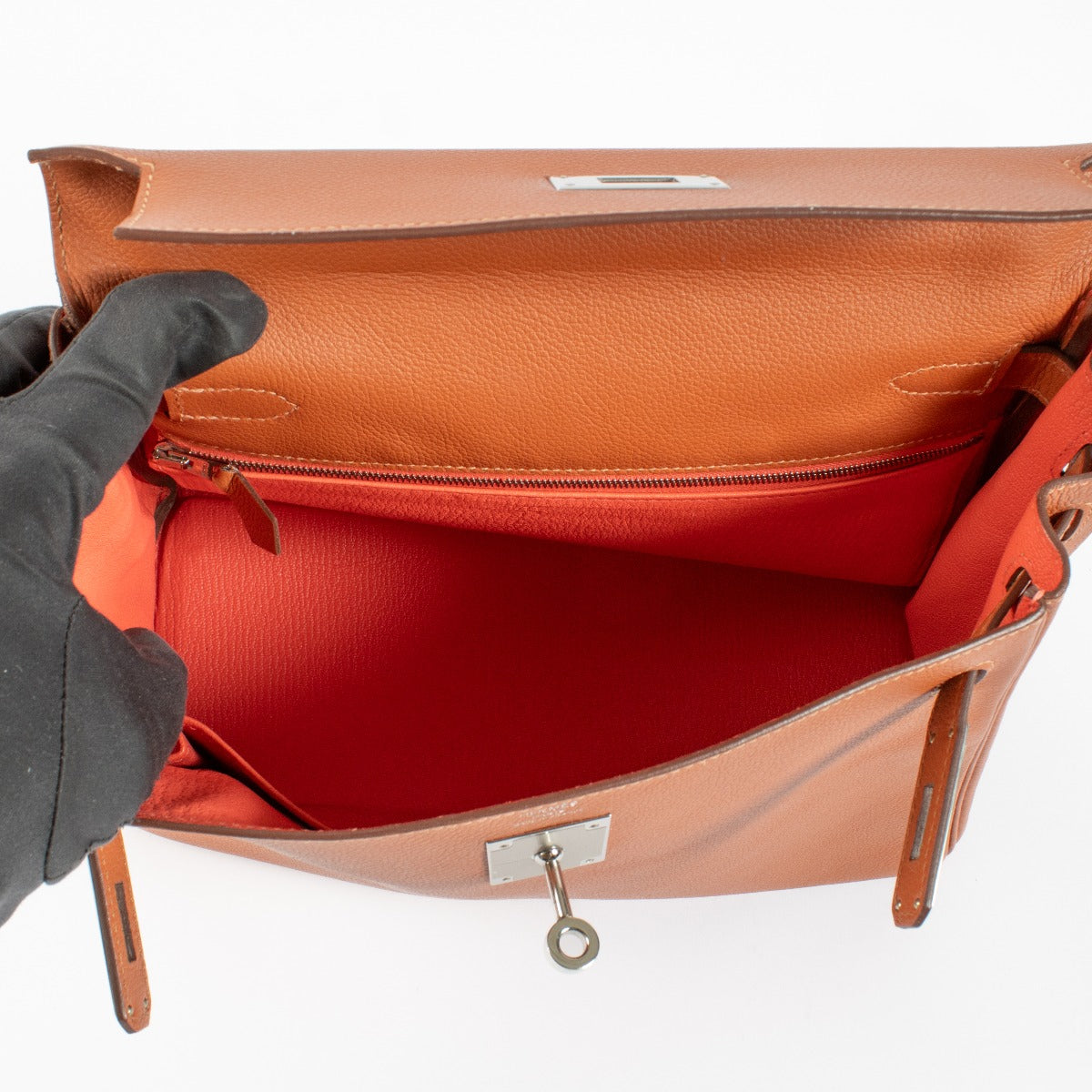 Hermès Kelly 28 Verso Blush/Rose Jaipur Evercolor PHW